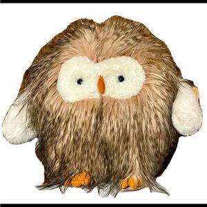 Animal Adventure Boondocks realistic Plush Owl Stuffed Animal plushie Rare!